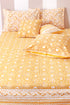 20s Cotton Cushion Cover in Block Print with Piping